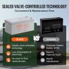VEVOR Deep Cycle Battery, 12V 200 AH, AGM Marine Rechargeable Battery, High Self-Discharge Rate 1400A Current