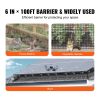 VEVOR 6 inch x 100ft Solar Panel Bird Guard, Critter Guard Roll Kit with 60pcs Stainless Steel Fasteners
