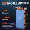VEVOR Solar Grid Tie Micro Inverter, 1200W, Solar Micro Inverter
