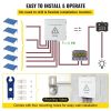 VEVOR PV Combiner Box, 6 String, Solar Combiner Box with 15A Rated Current Fuse, 125A Circuit Breaker, Lightning Arreste and Solar Connector