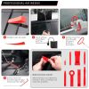 24 stainless steel long distance car emergency key hook red warped roadside emergency kit Car trim removal kit