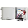 VEVOR PV Combiner Box, 6 String, Solar Combiner Box with 15A Rated Current Fuse, 125A Circuit Breaker, Lightning Arreste and Solar Connector